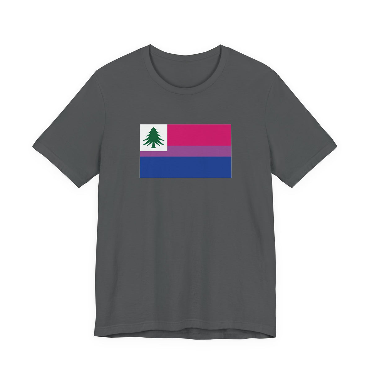 New England Bisexual Pride Flag T-shirt, Several Color Options