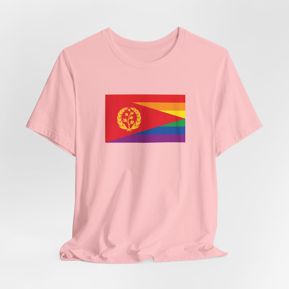 Eritrea Rainbow Pride Flag T-shirt, Several Color Options