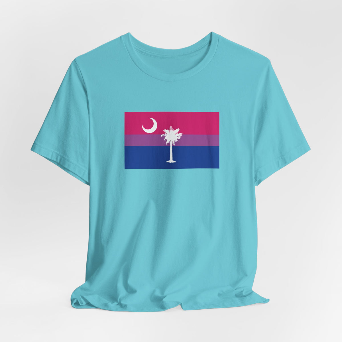 South Carolina Bisexual Pride Flag T-shirt, Several Color Options