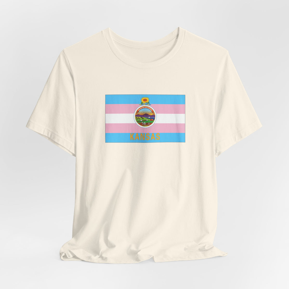 Kansas Transgender Pride Flag T-shirt, Several Color Options