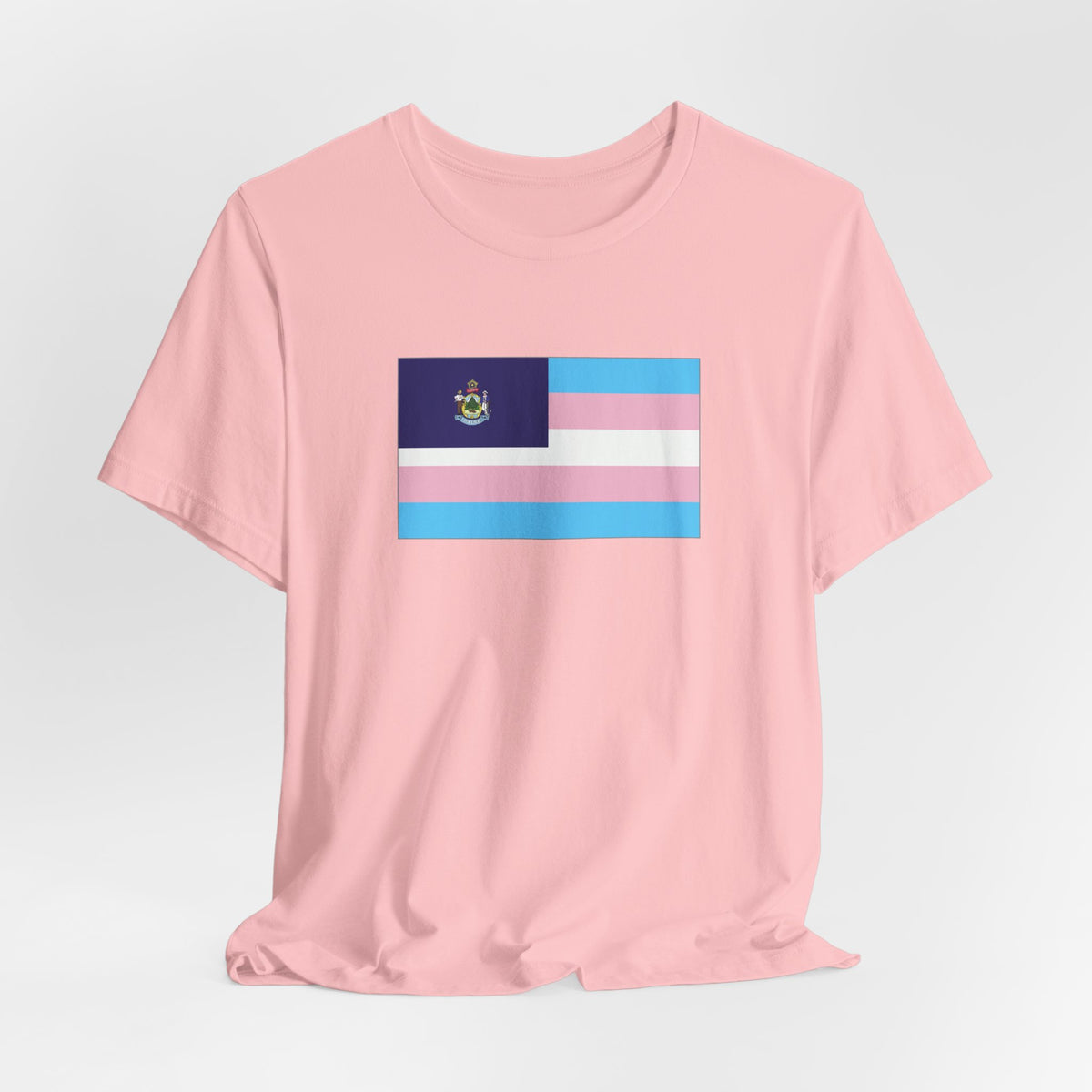 Maine Transgender Pride Flag T-shirt, Several Color Options