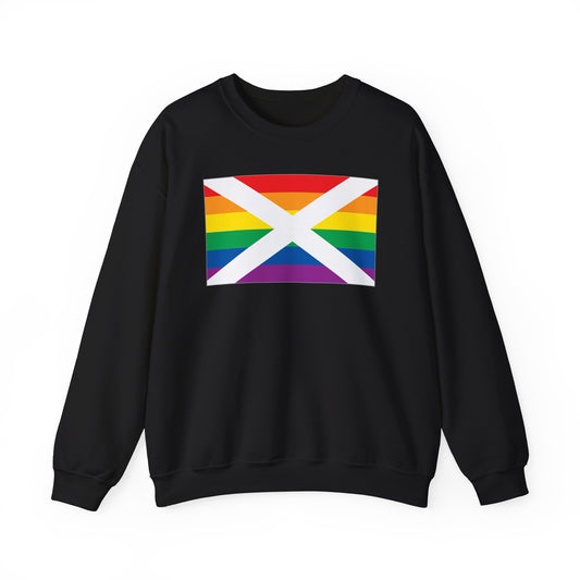 Alabama Rainbow Pride Flag Unisex Crewneck Sweatshirt, White, Black or Light Pink