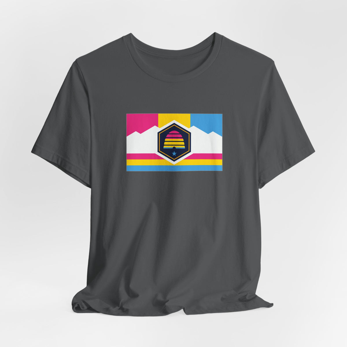 Utah Pansexual Pride Flag T-shirt, Several Color Options