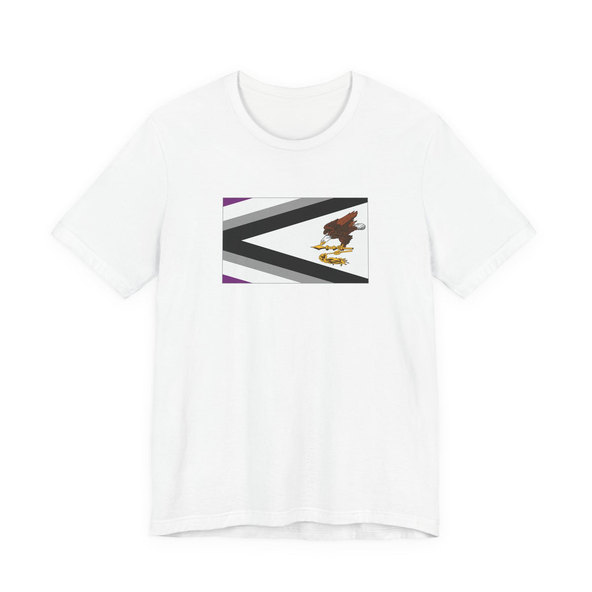American Samoa Asexual Pride Flag T-shirt, Several Color Options