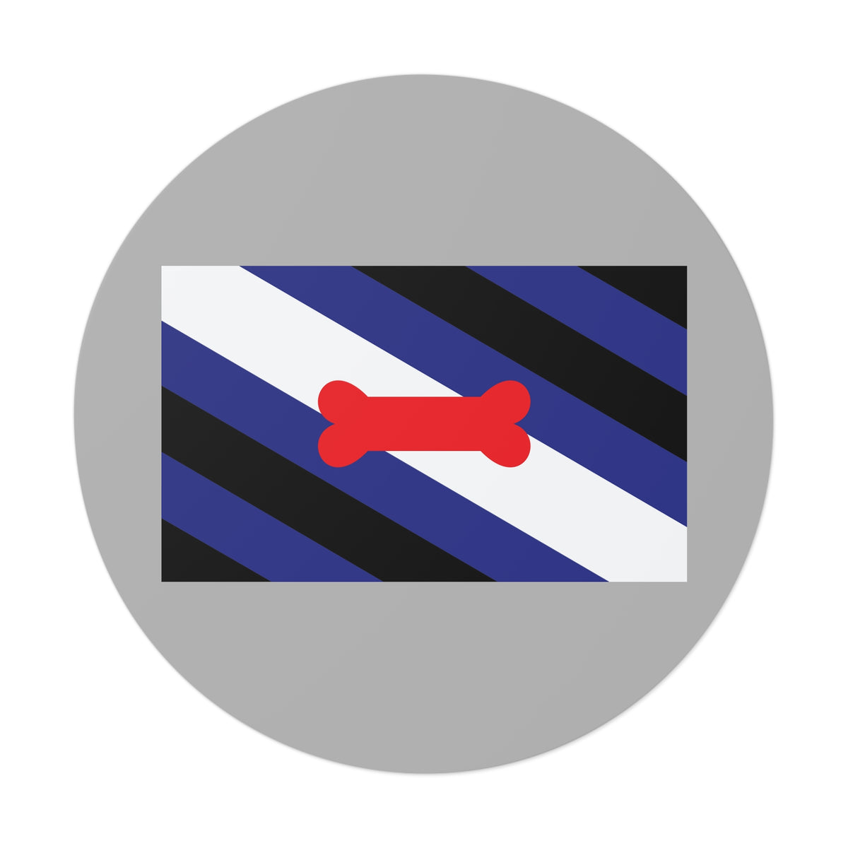 Puppy Pride Flag Vinyl Sticker