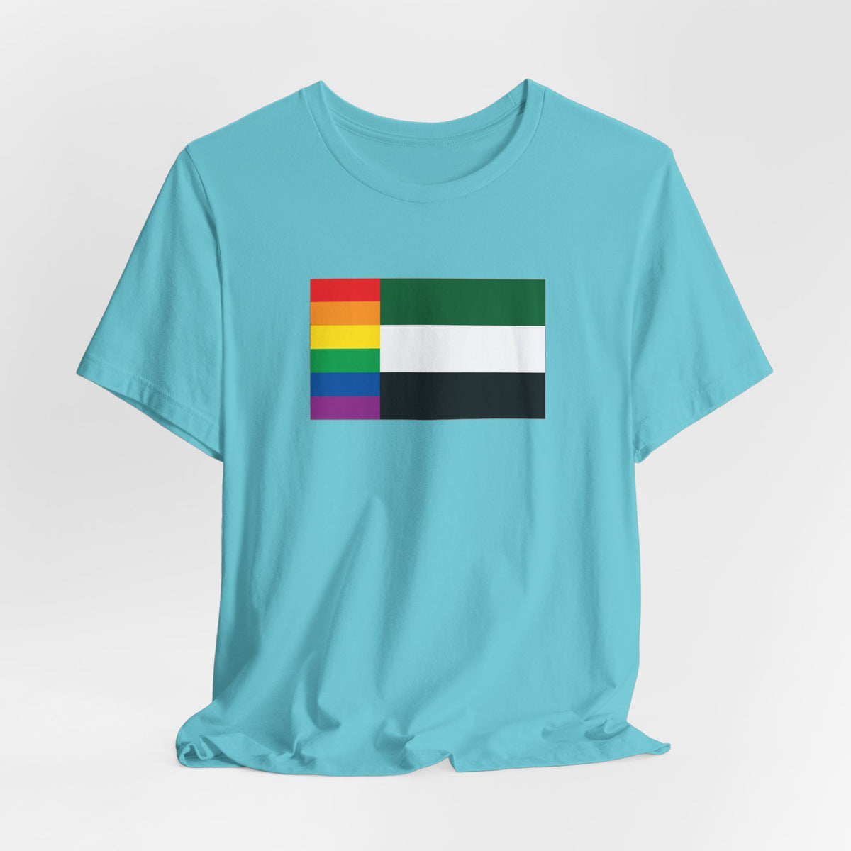 United Arab Emirates Rainbow Pride Flag T-shirt, Several Color Options