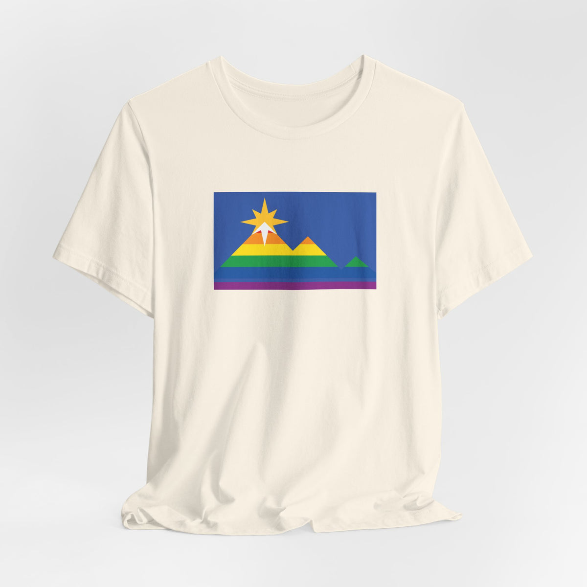 Pocatello, Idaho Rainbow Pride Flag T-shirt, Several Color Options