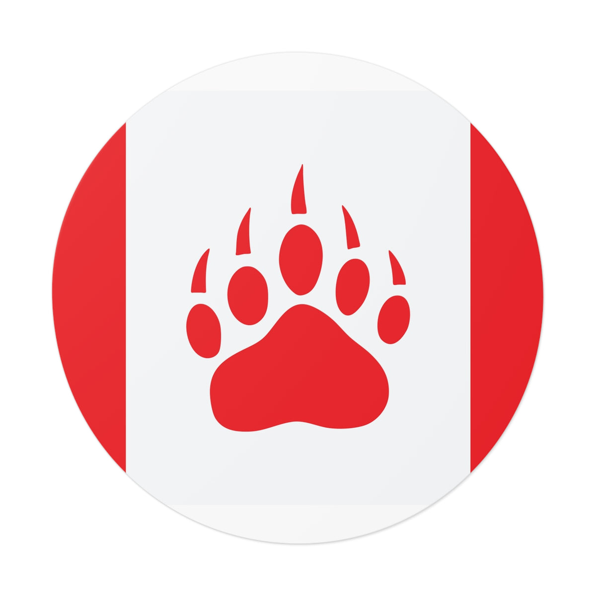Bear Pride Flag Canada Vinyl Sticker