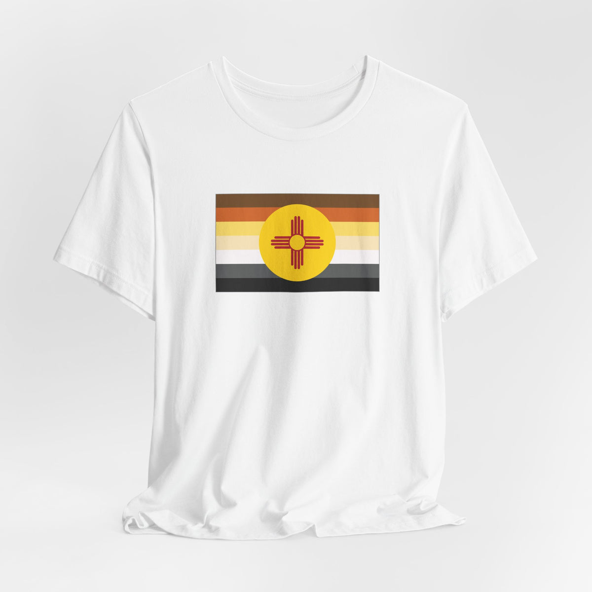 New Mexico Bear Pride Flag T-shirt, Several Color Options