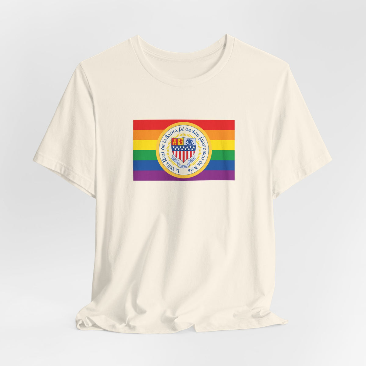 Santa Fe, New Mexico Rainbow Pride Flag T-shirt, Several Color Options