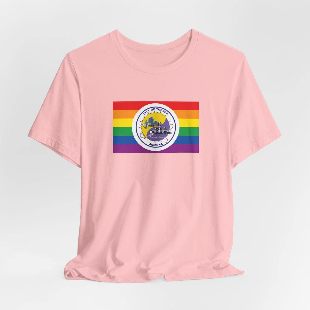 Tucson, Arizona Rainbow Pride Flag T-shirt, Several Color Options