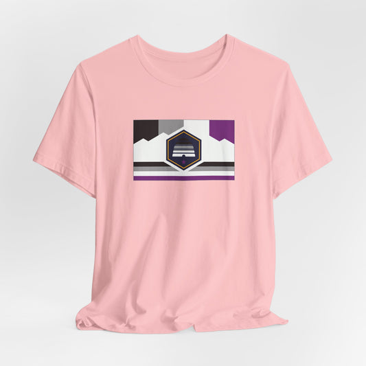 Utah Asexual Pride Flag T-shirt, Several Color Options