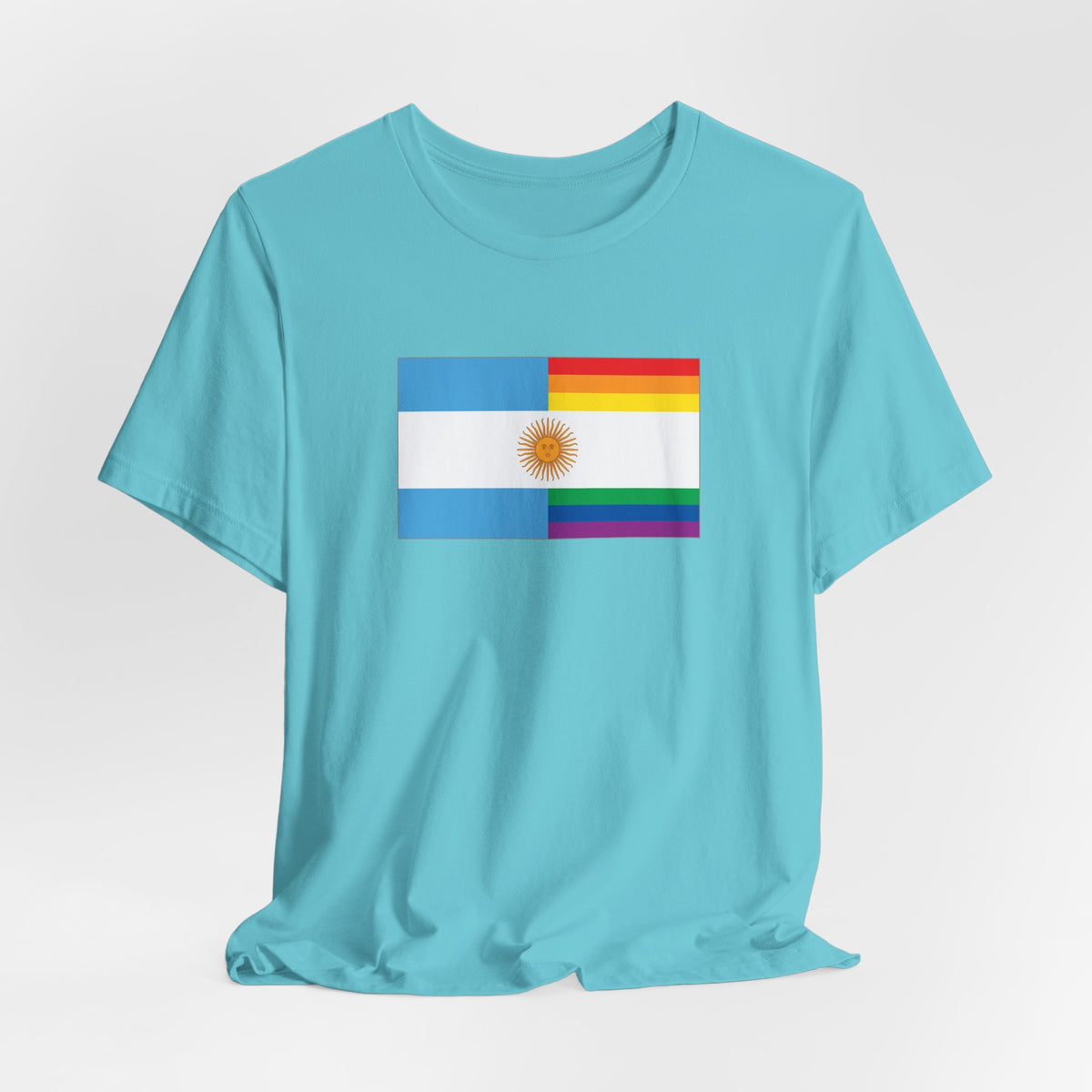 Argentina Rainbow Pride Flag T-shirt, Several Color Options
