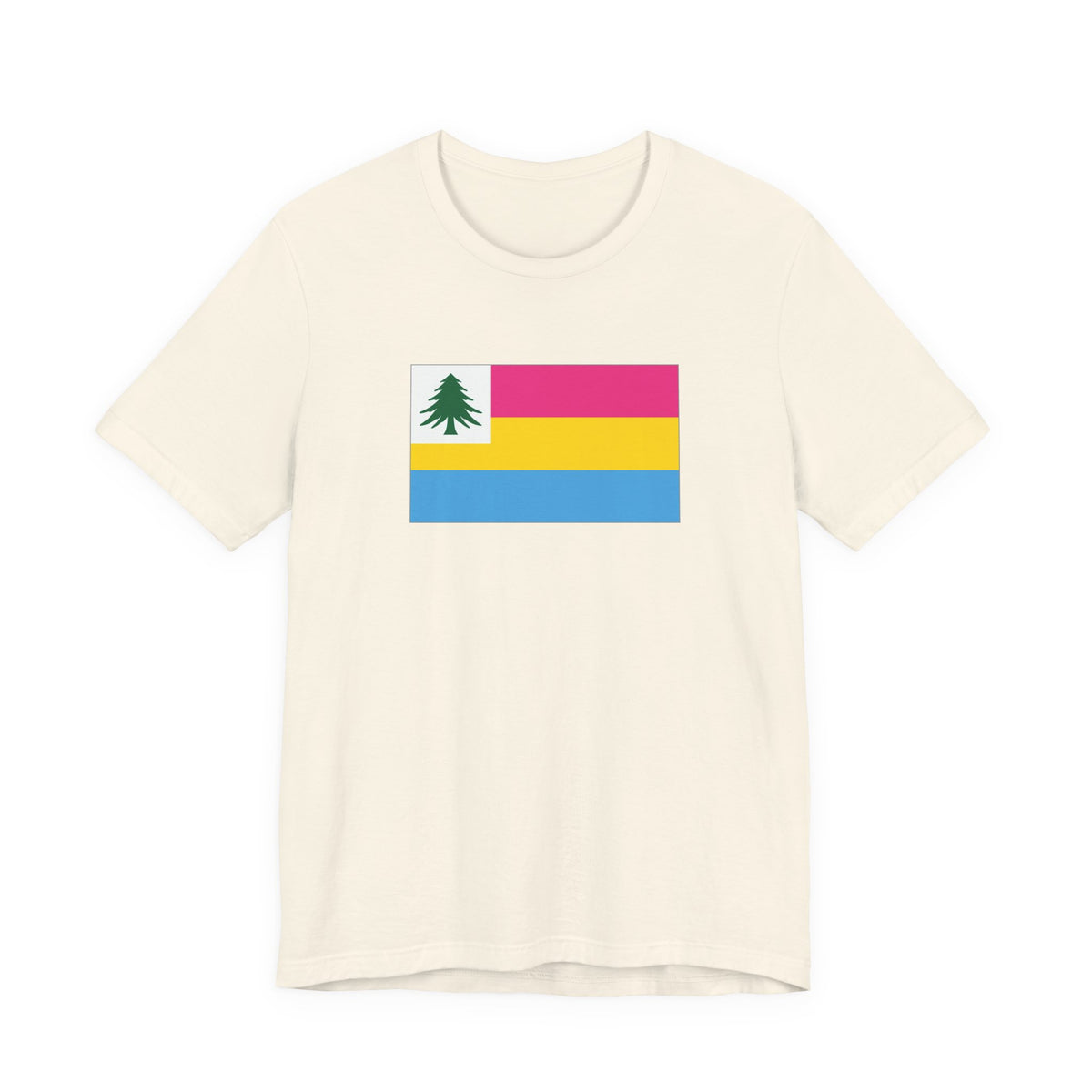 New England Pansexual Pride Flag T-shirt, Several Color Options