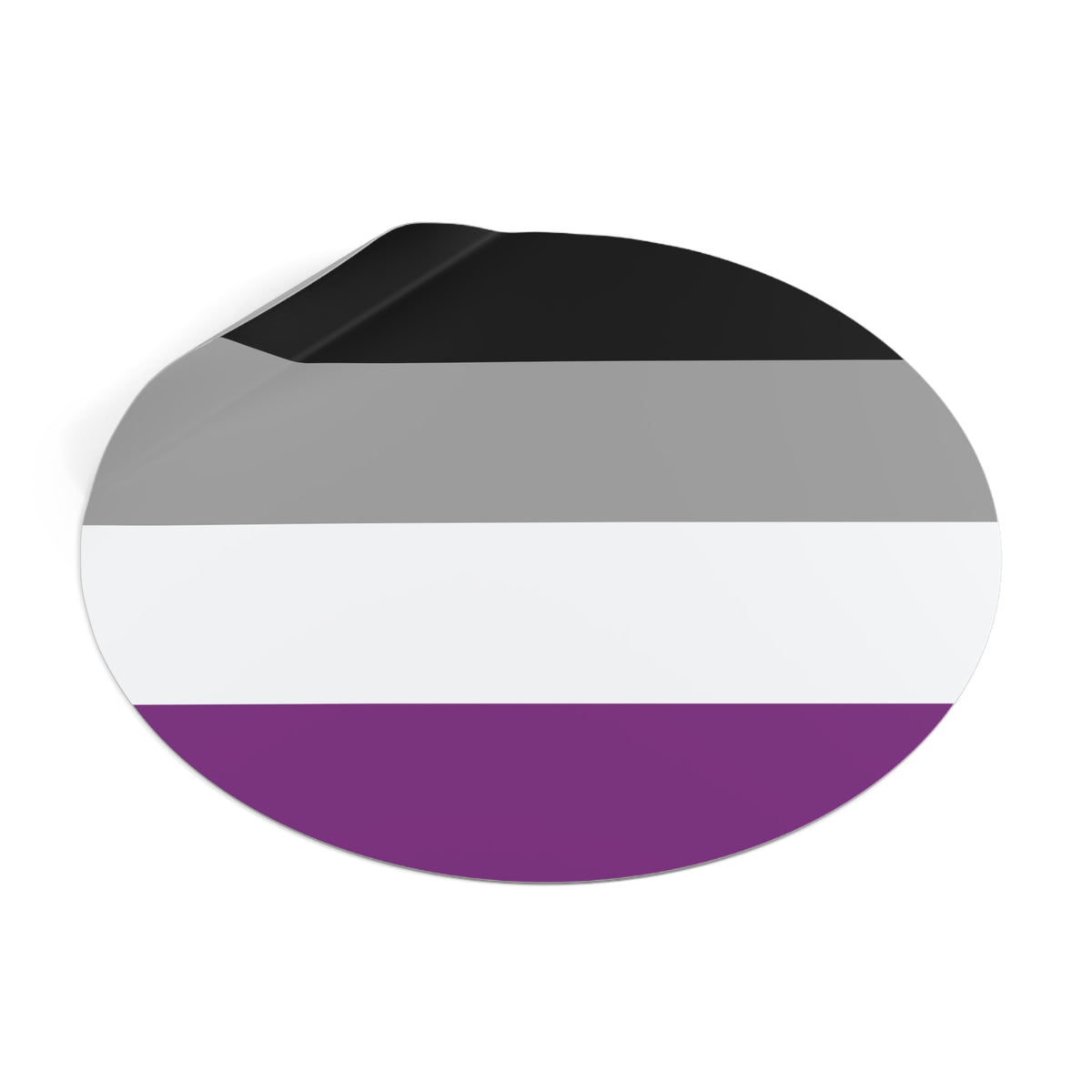 Asexual Pride Flag Vinyl Sticker