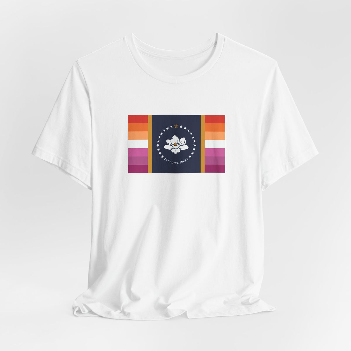 Mississippi Lesbian Pride Flag T-shirt, Several Color Options