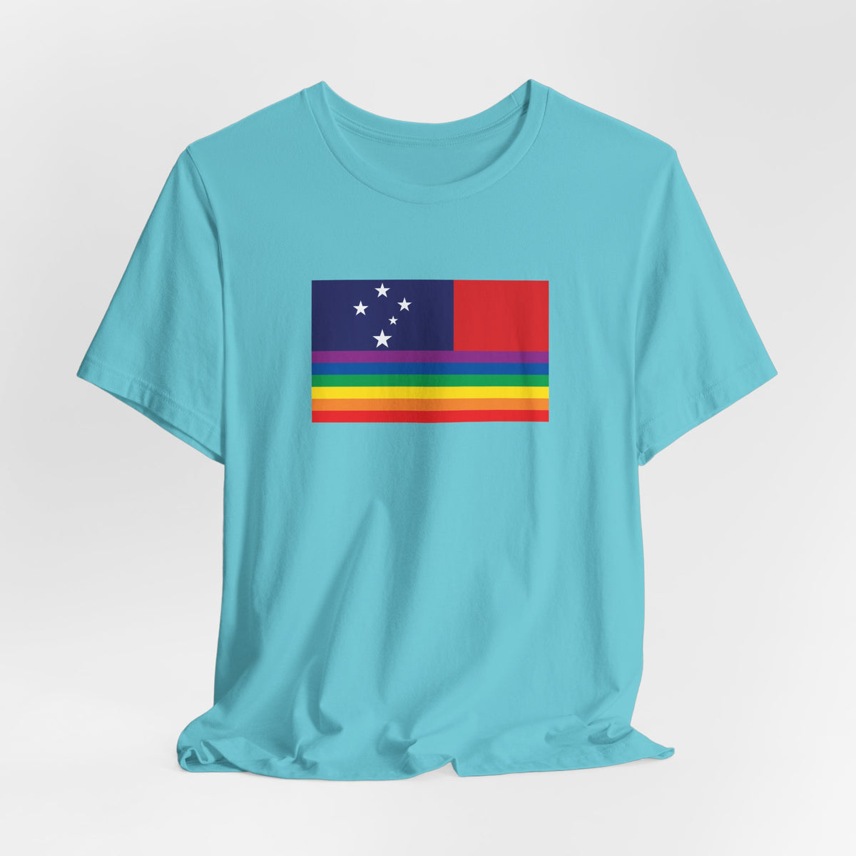 Samoa Rainbow Pride Flag T-shirt, Several Color Options