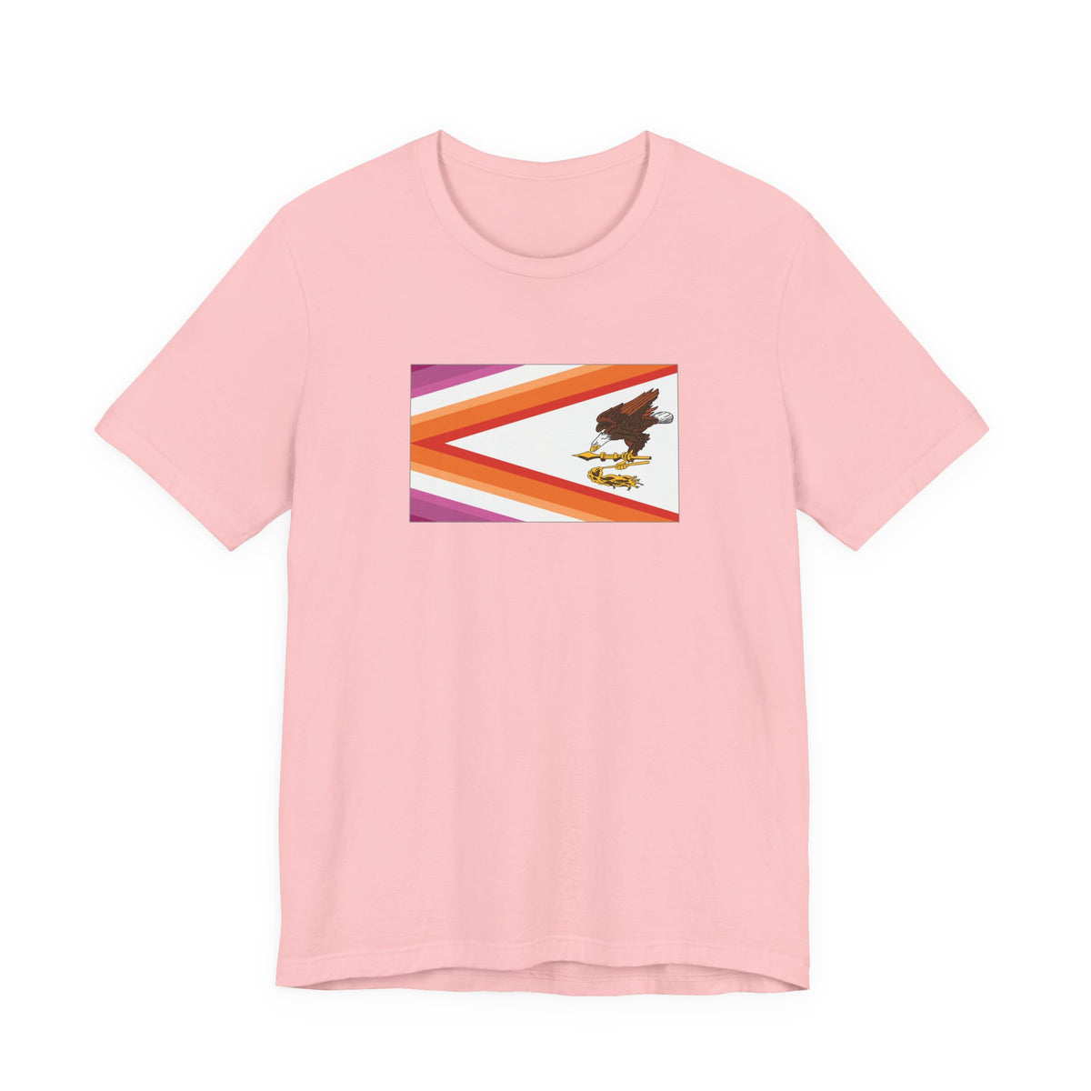 American Samoa Lesbian Pride Flag T-shirt, Several Color Options