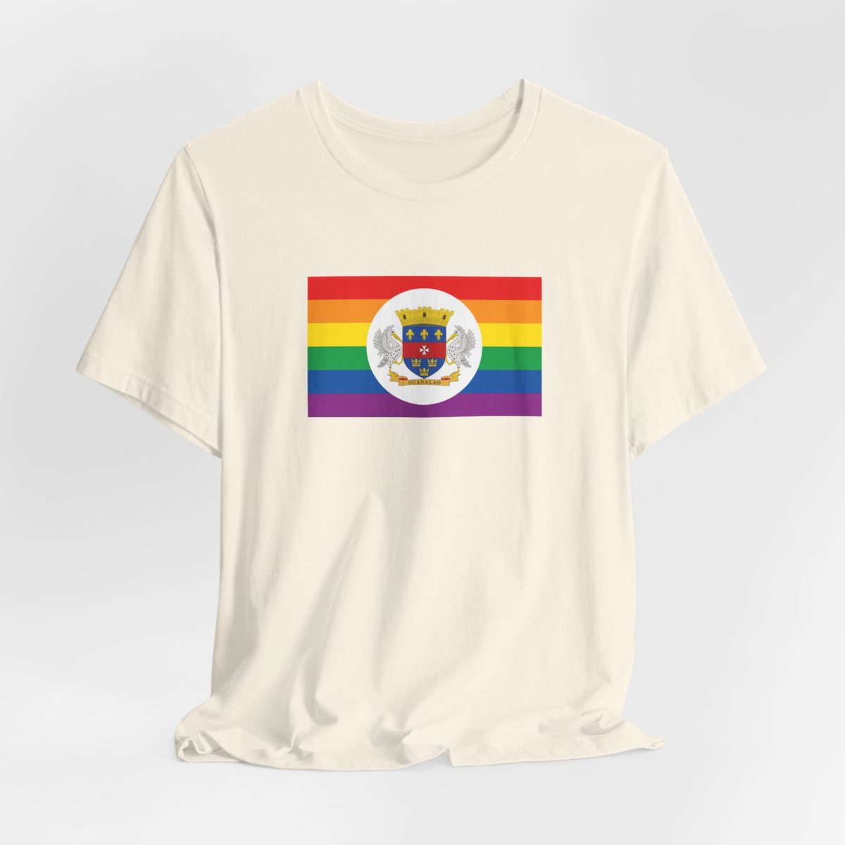 Gustavia, Saint Barthélemy Rainbow Pride Flag T-shirt, Several Color Options