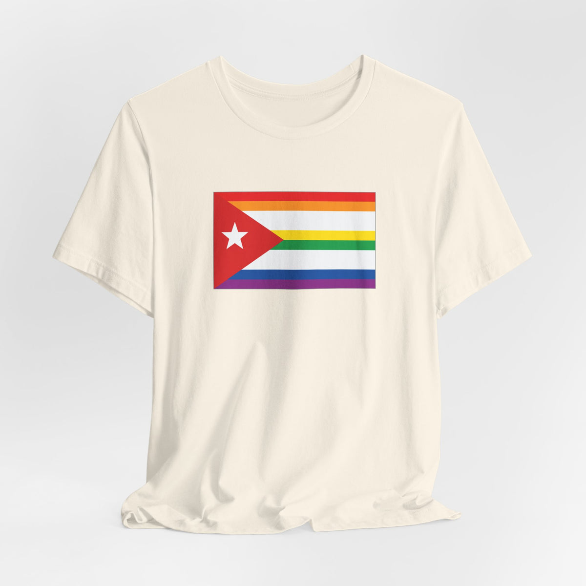 Cuba Rainbow Pride Flag T-shirt, Several Color Options