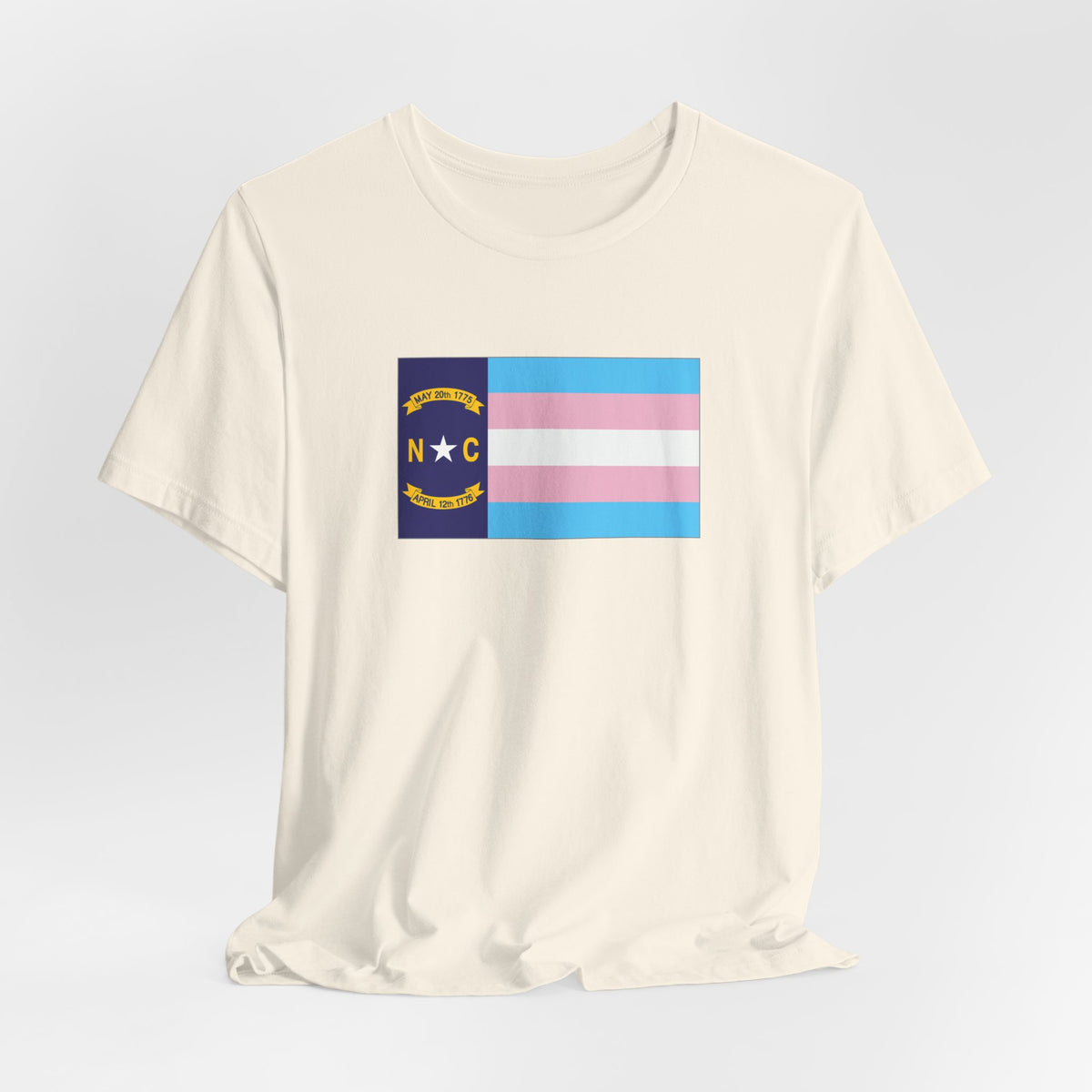 North Carolina Transgender Pride Flag T-shirt, Several Color Options