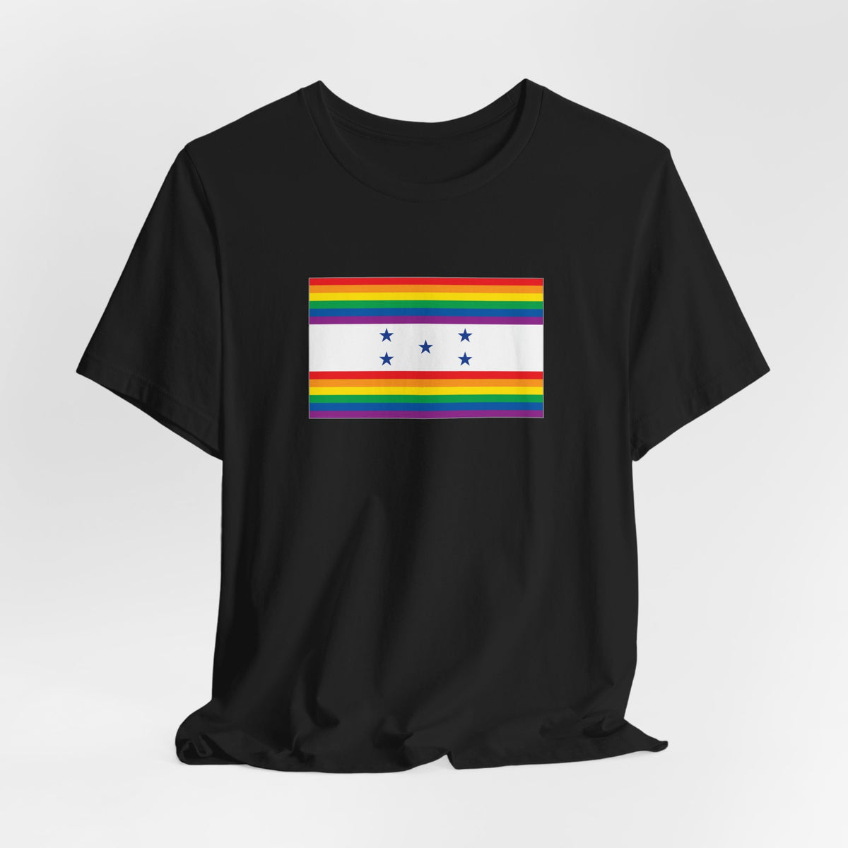 Honduras Rainbow Pride Flag T-shirt, Several Color Options