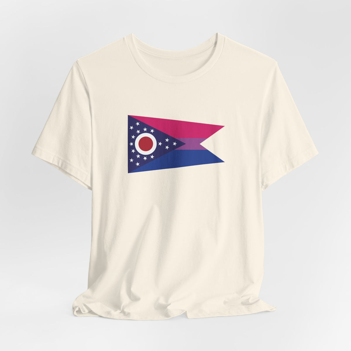 Ohio Bisexual Pride Flag T-shirt, Several Color Options