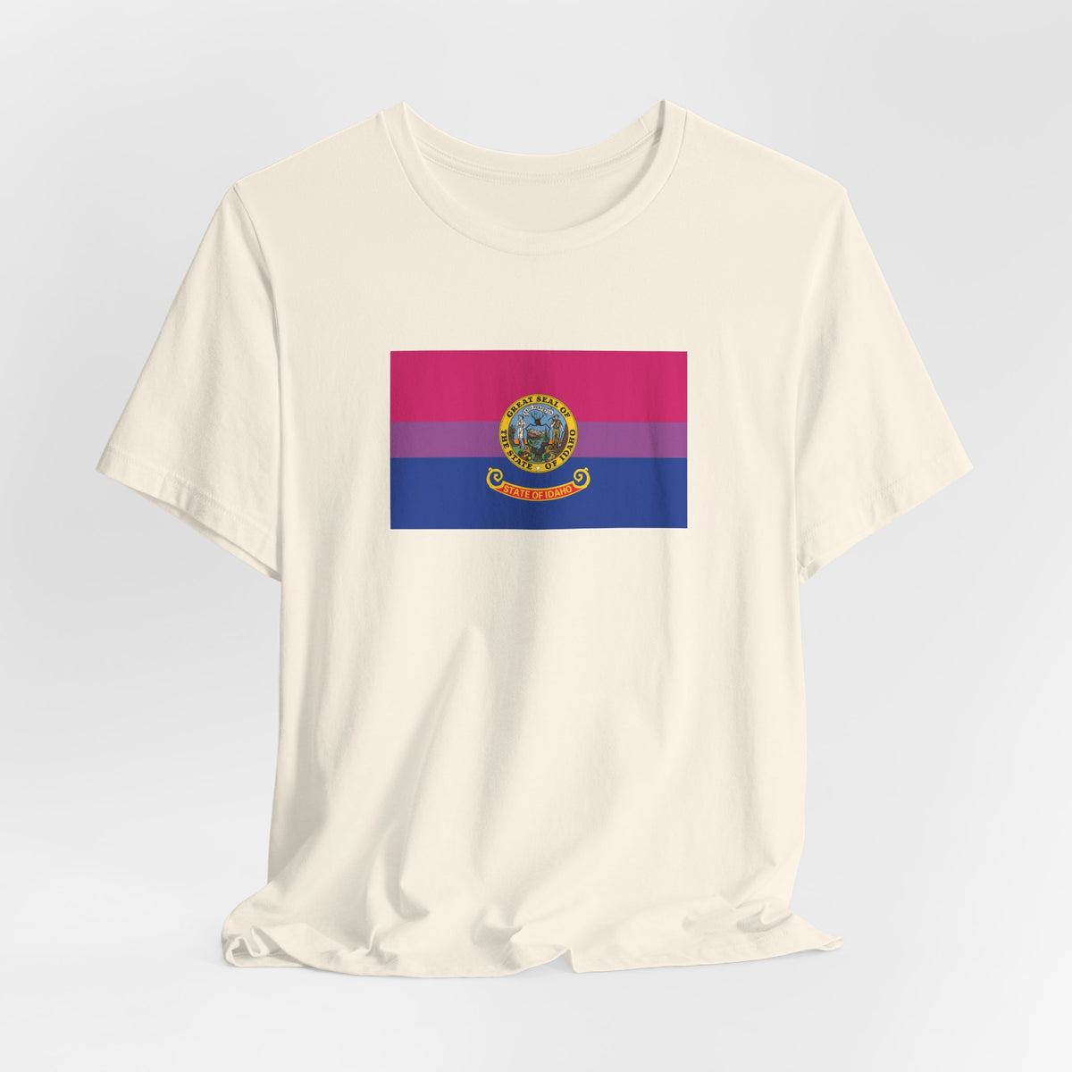 Idaho Bisexual Pride Flag T-shirt, Several Color Options