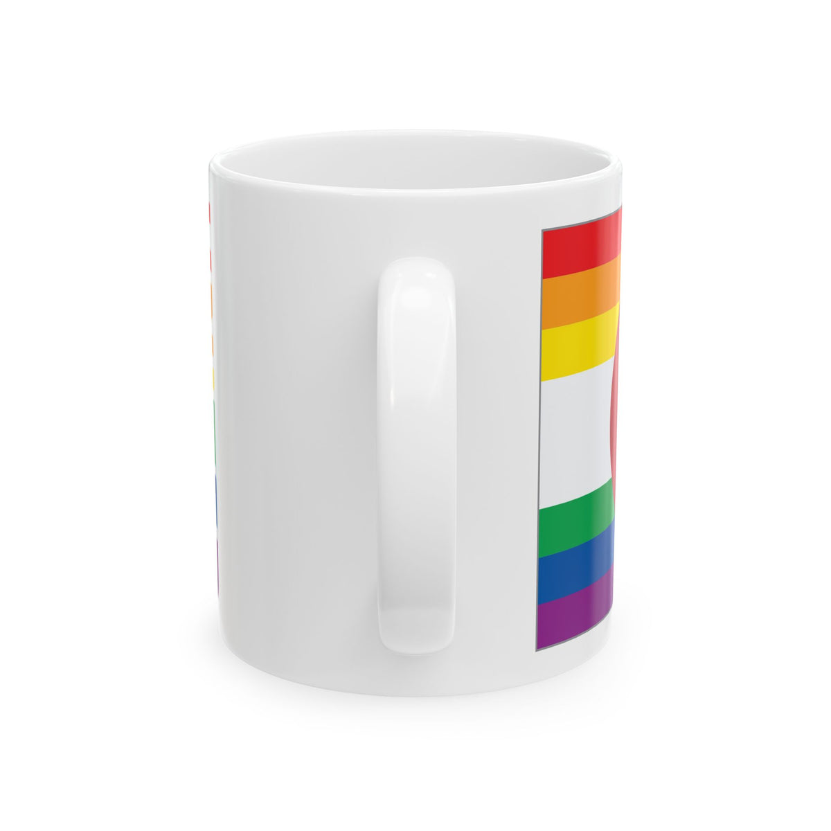 Colorado Rainbow Pride Flag "UNITED" Ceramic Mug