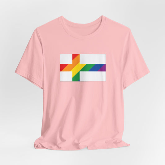 Finland Rainbow Pride Flag T-shirt, Several Color Options