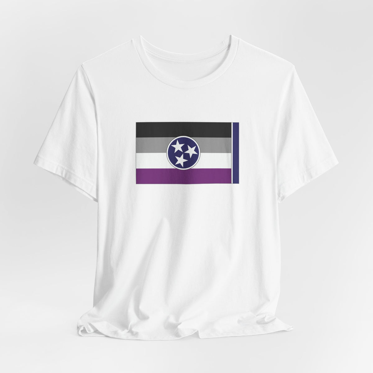 Tennessee Asexual Pride Flag T-shirt, Several Color Options