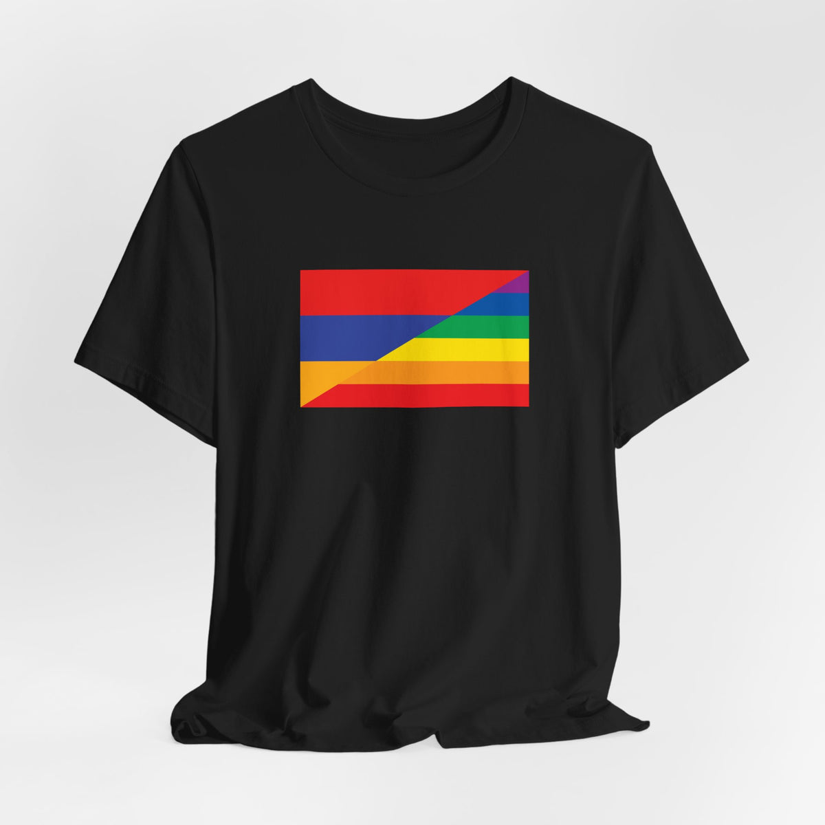 Armenia Rainbow Pride Flag T-shirt, Several Color Options