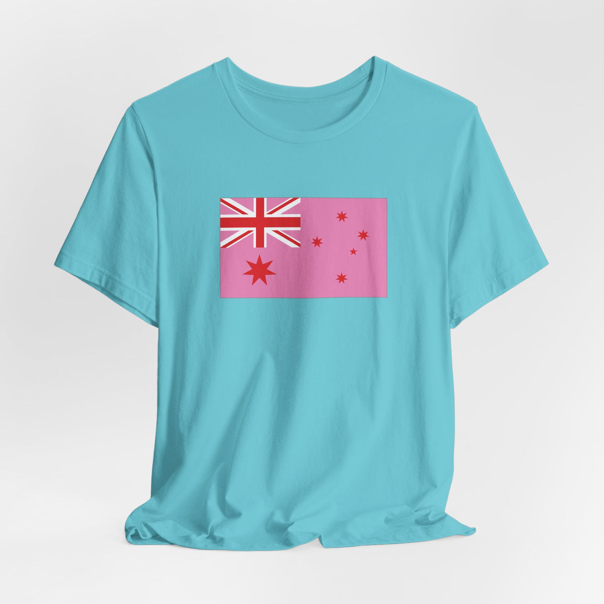 Australia Pink Pride Flag T-shirt, Several Color Options