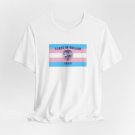 Oregon Transgender Pride Flag T-shirt, Several Color Options