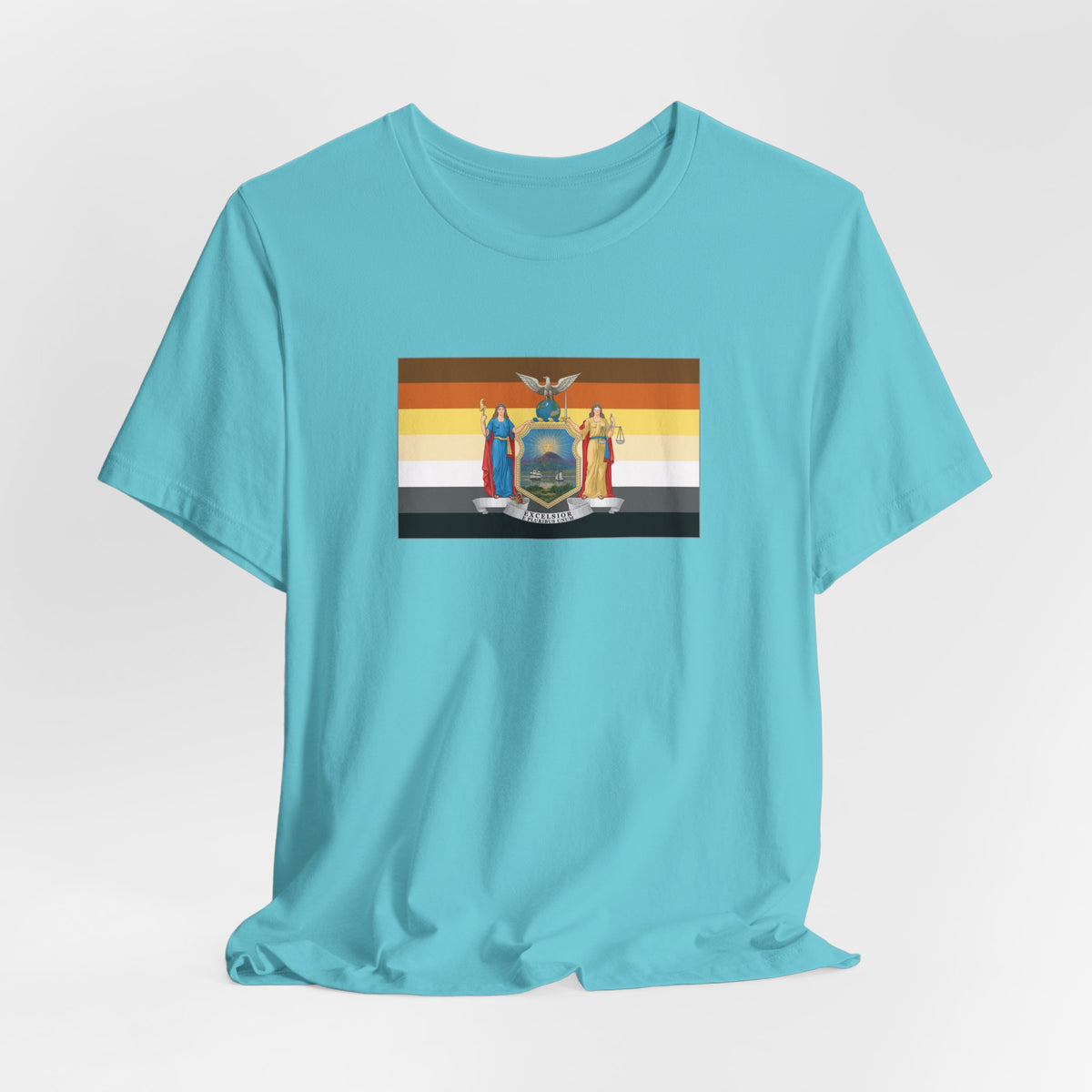 New York Bear Pride Flag T-shirt, Several Color Options