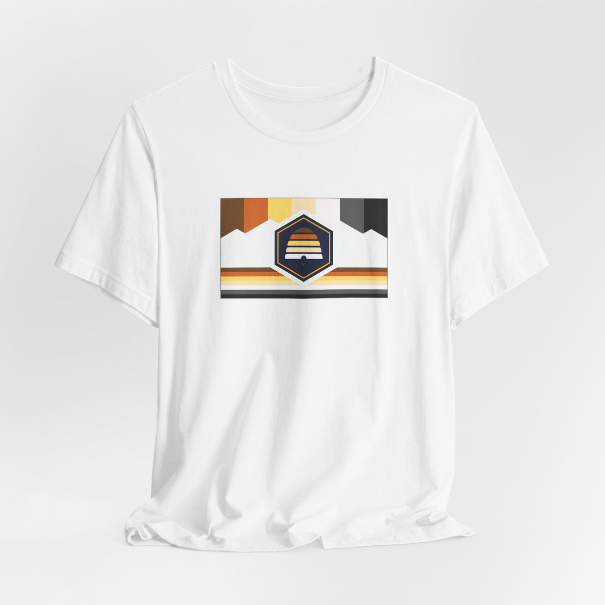 Utah Bear Pride Flag T-shirt, Several Color Options