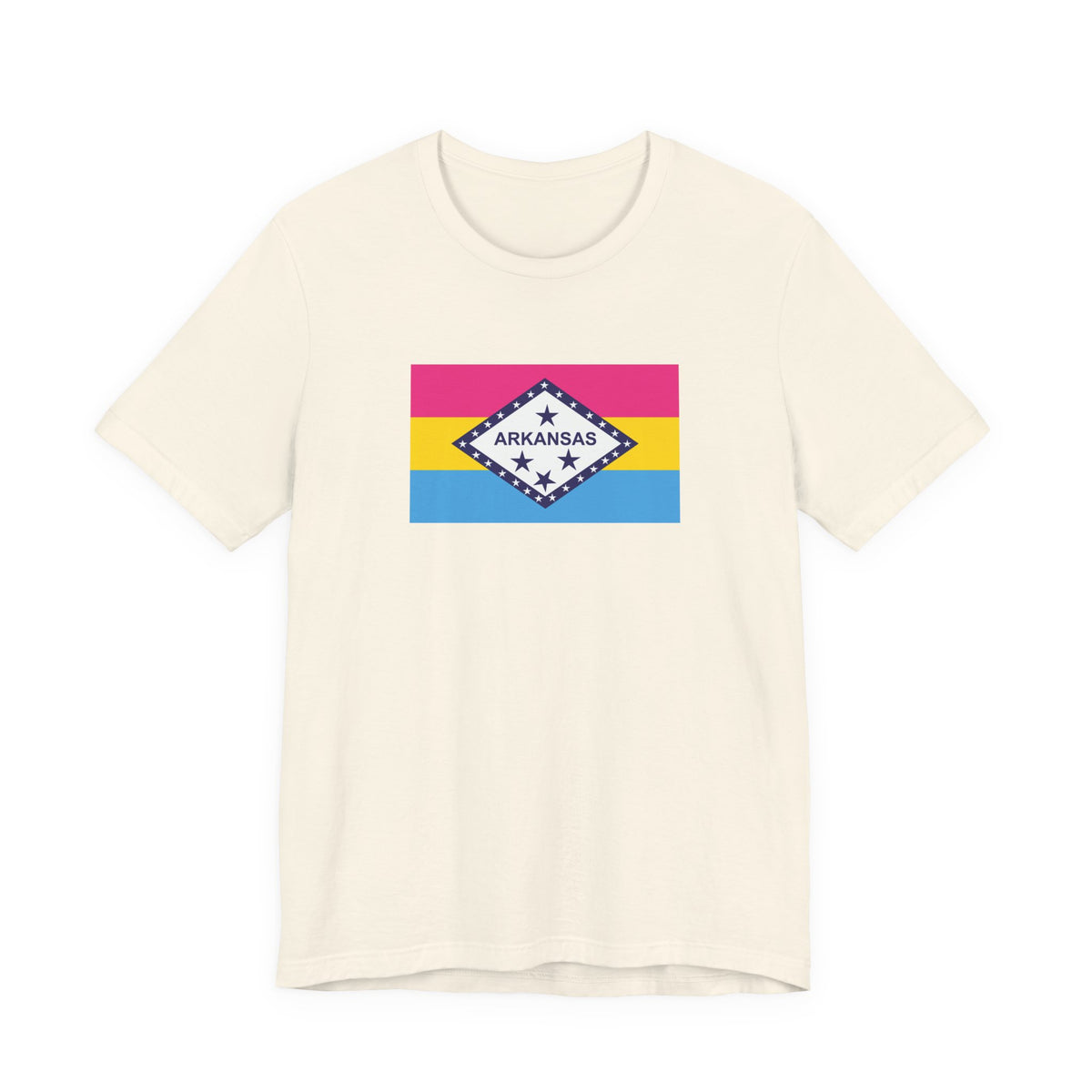 Arkansas Pansexual Pride Flag T-shirt, Several Color Options