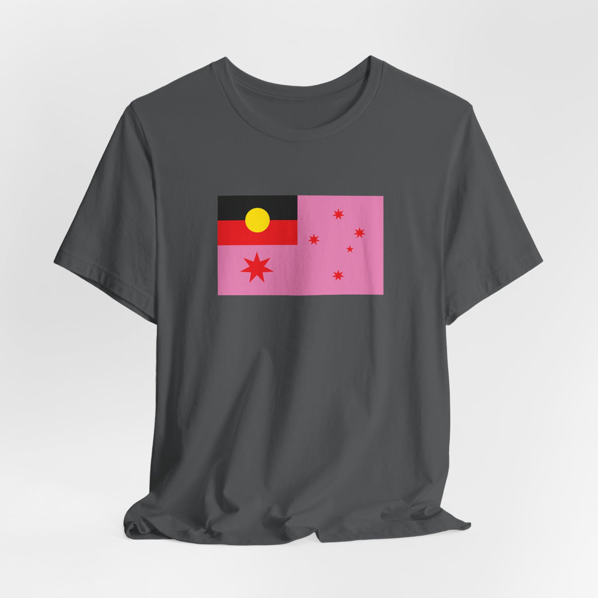 Australia Aboriginal Pink Pride Flag T-shirt, Several Color Options