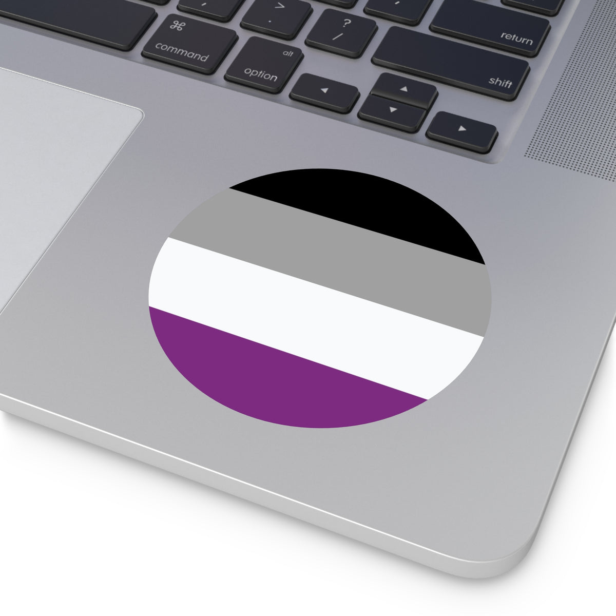 Asexual Pride Flag Vinyl Sticker
