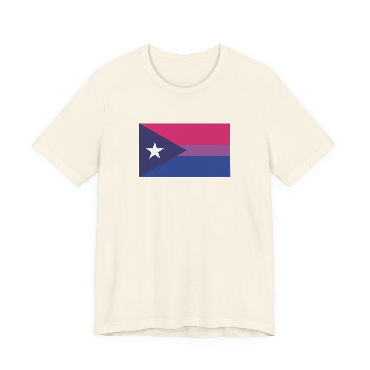 Puerto Rico Bisexual Pride Flag T-shirt, Several Color Options
