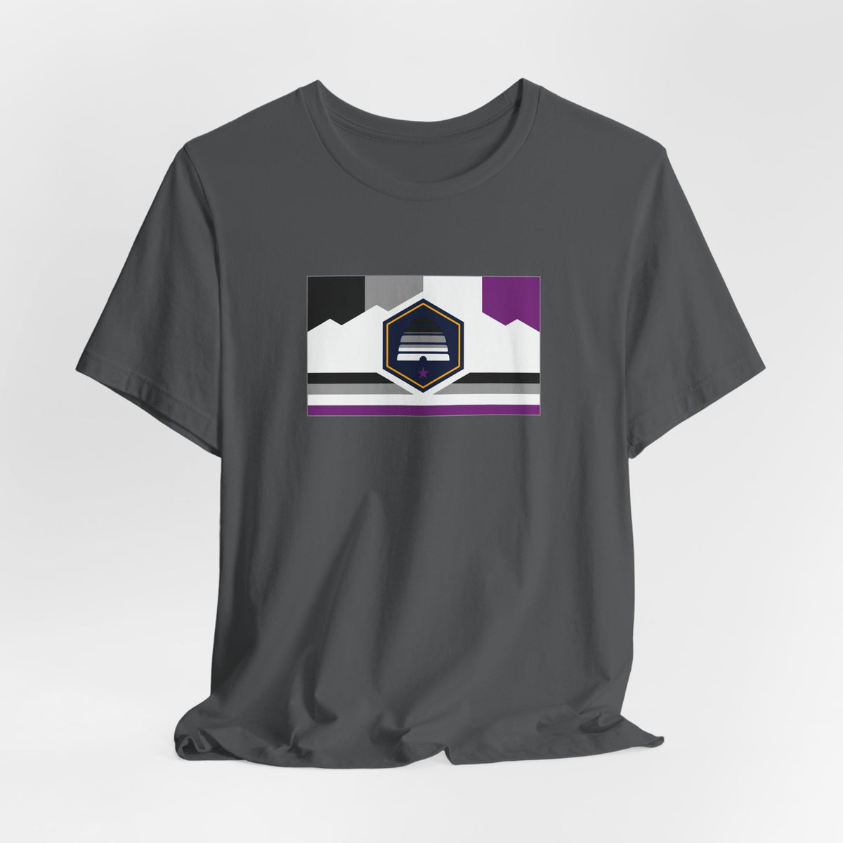 Utah Asexual Pride Flag T-shirt, Several Color Options