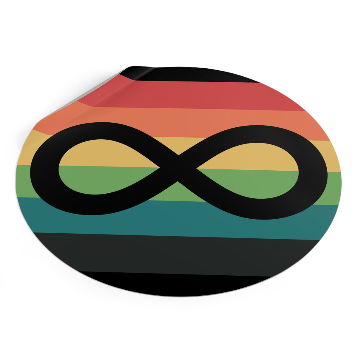 Autistic-Specific Pride Flag Vinyl Sticker