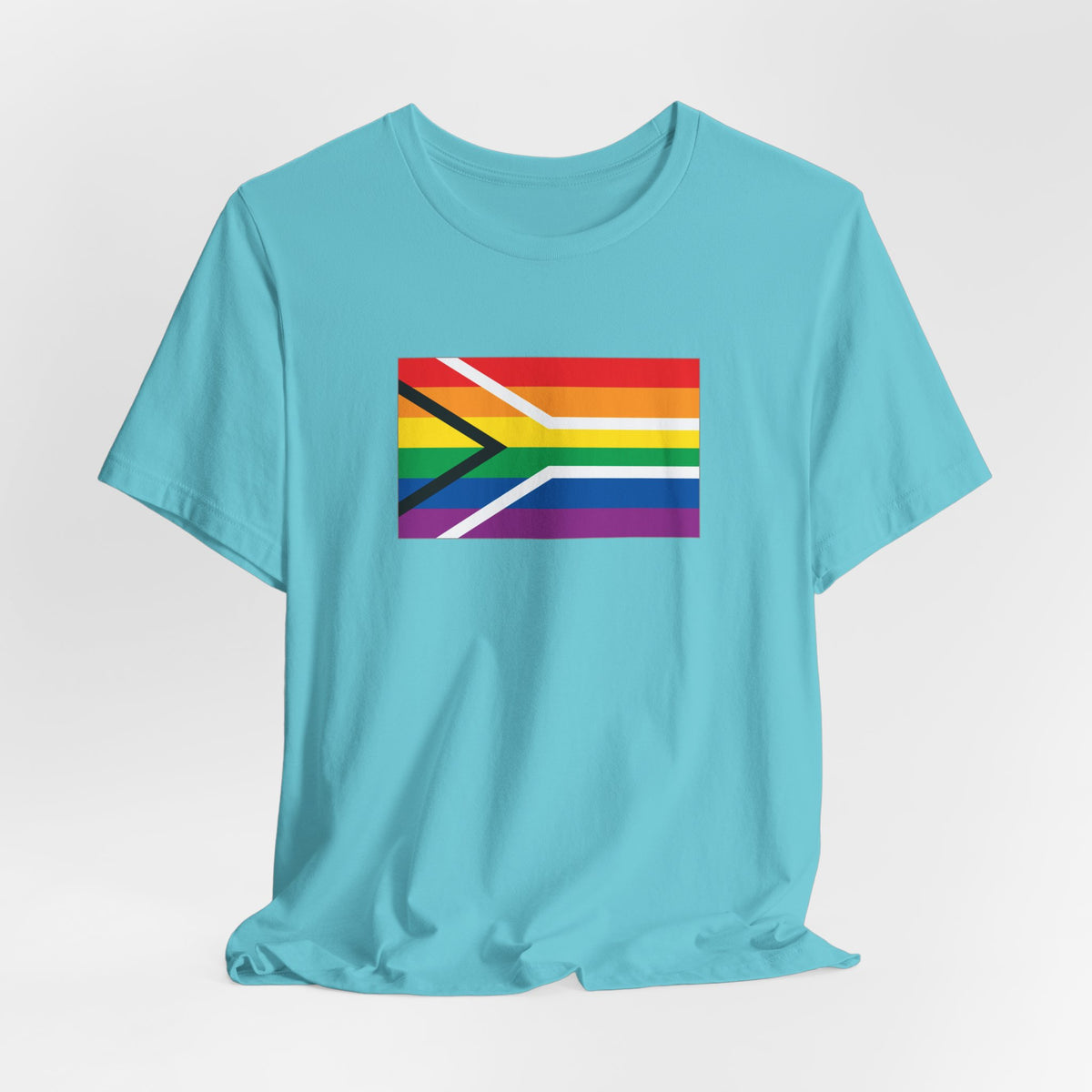 South Africa Rainbow Pride Flag T-shirt, Several Color Options