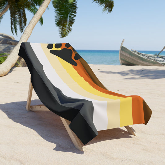 Bear Pride Flag Beach Towel