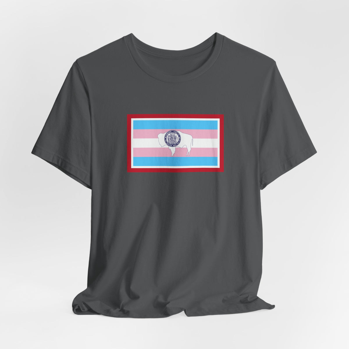Wyoming Transgender Pride Flag T-shirt, Several Color Options