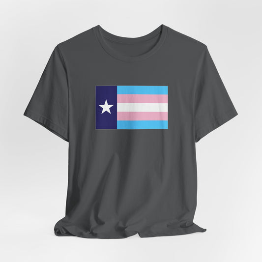 Texas Transgender Pride Flag T-shirt, Several Color Options