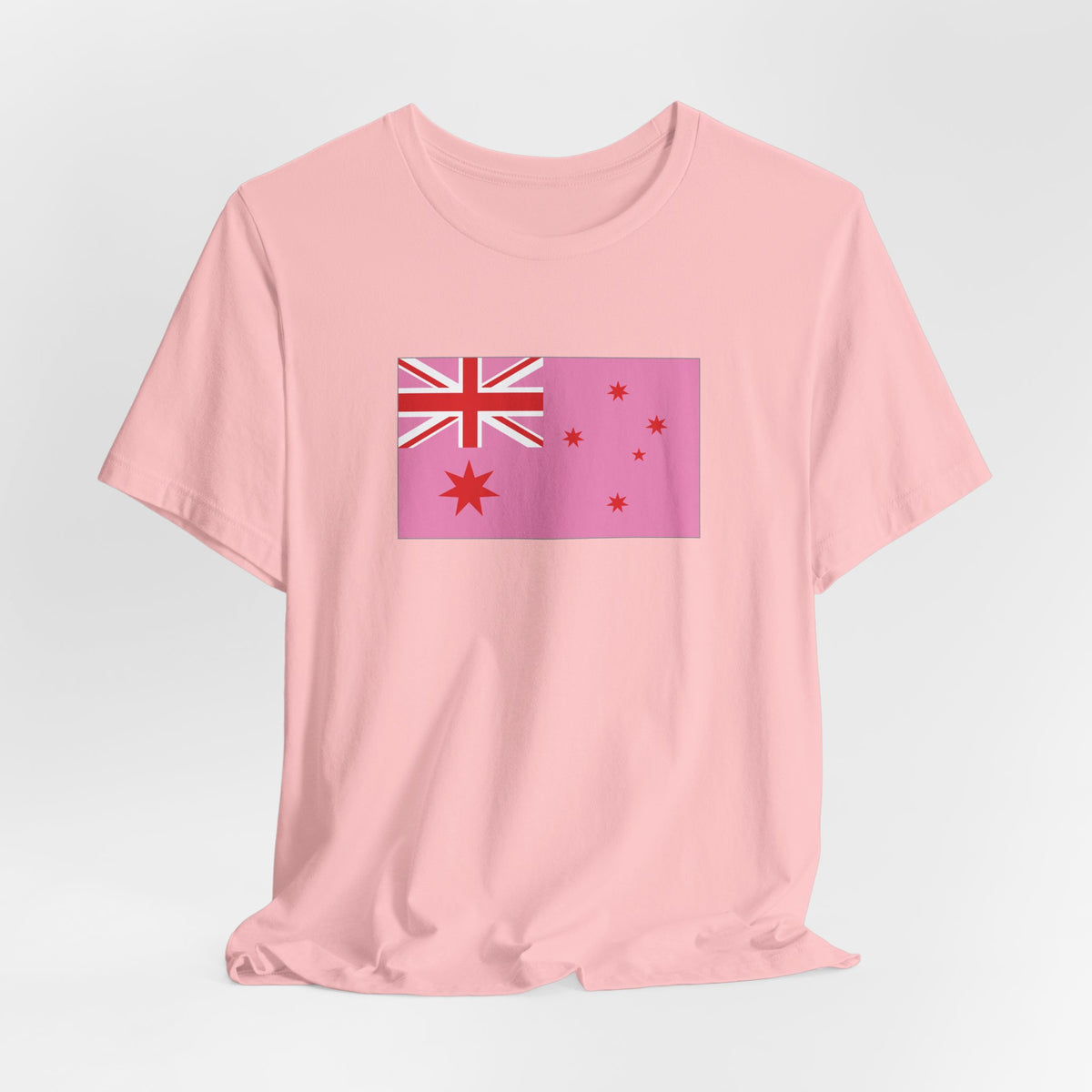 Australia Pink Pride Flag T-shirt, Several Color Options