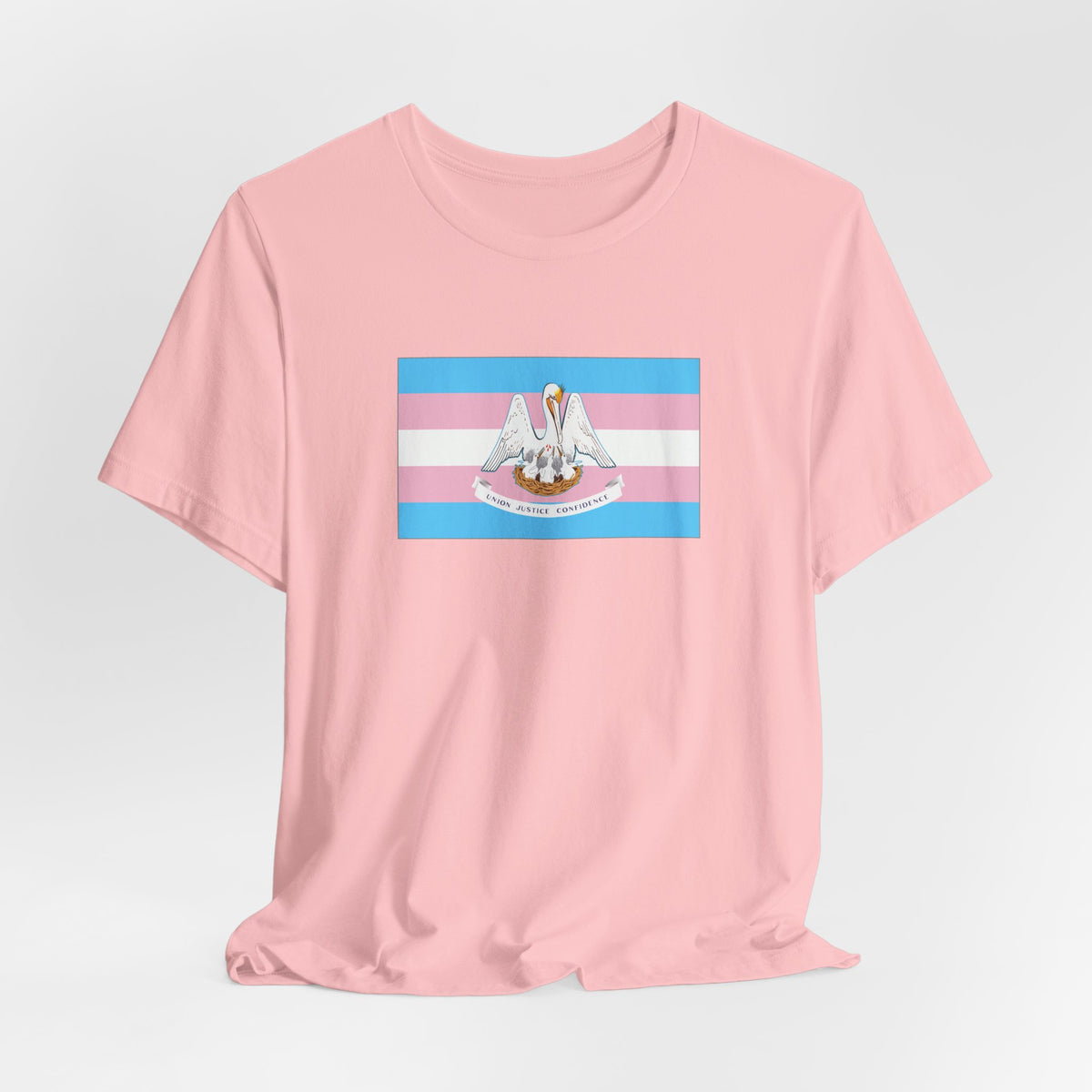 Louisiana Transgender Pride Flag T-shirt, Several Color Options