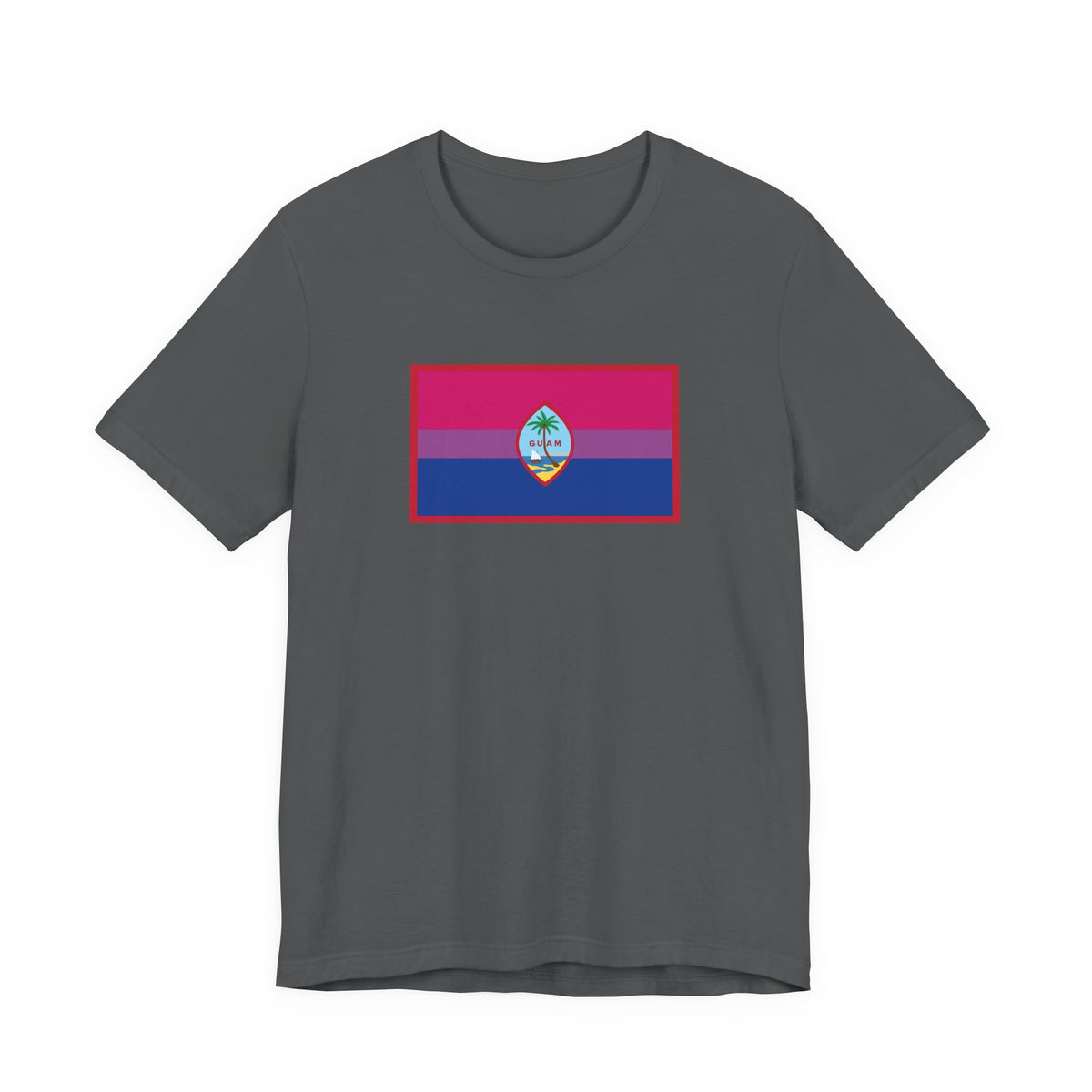 Guam Bisexual Pride Flag T-shirt, Several Color Options