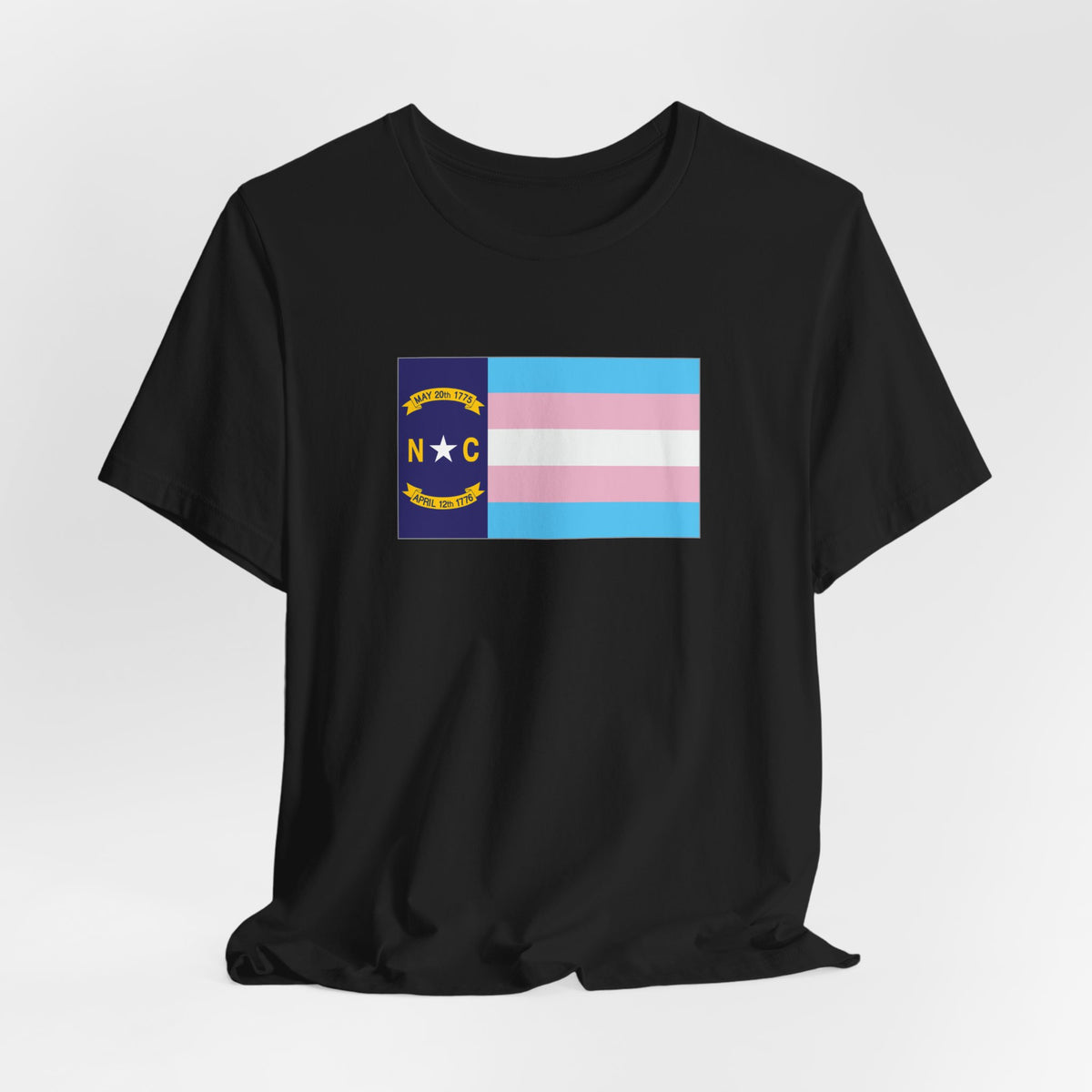 North Carolina Transgender Pride Flag T-shirt, Several Color Options